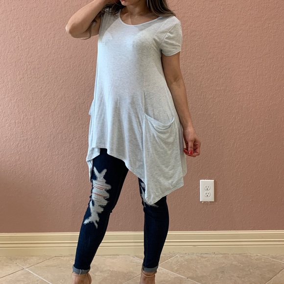 Last 1.🆕Sky Blue Top/Tunic - Picture 4 of 4